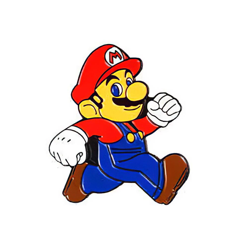 Prendedor (pin) Super Mario + Bolsa decorativa